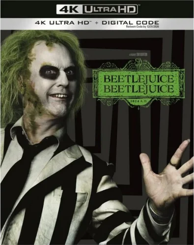 Beetlejuice Beetlejuice 4K 2024 poster