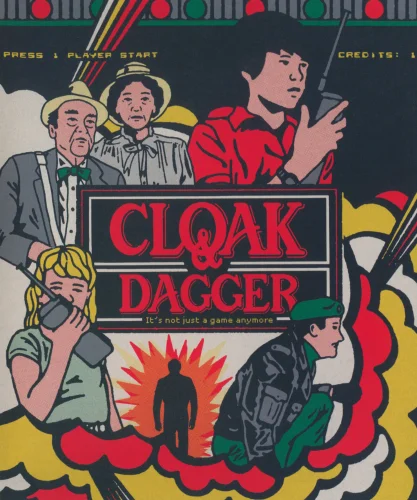 Cloak & Dagger 4K 1984 poster