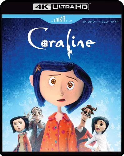 Coraline 4K 2009 poster