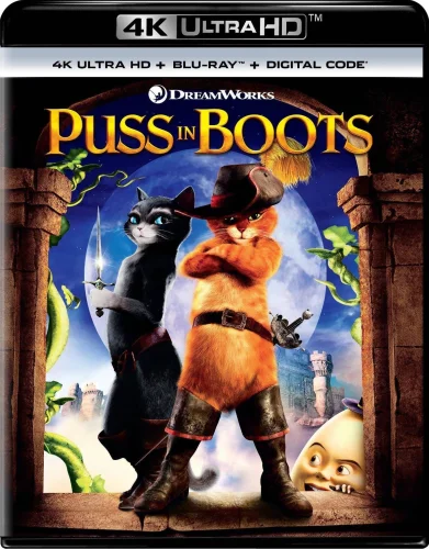 Puss in Boots 4K 2011 poster