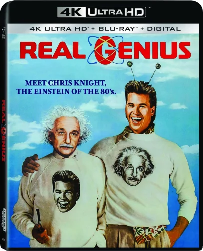 Real Genius 4K 1985 poster