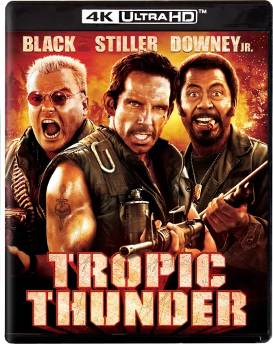 Tropic Thunder 4K 2008 poster