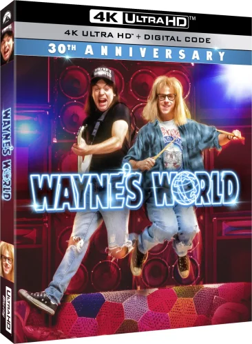 Wayne's World 4K 1992 poster