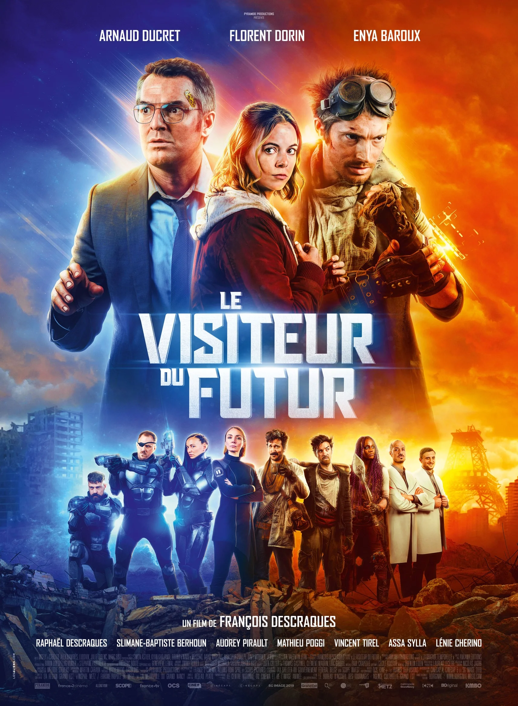 The Visitor from the Future 4K 2022 FRENCH poster