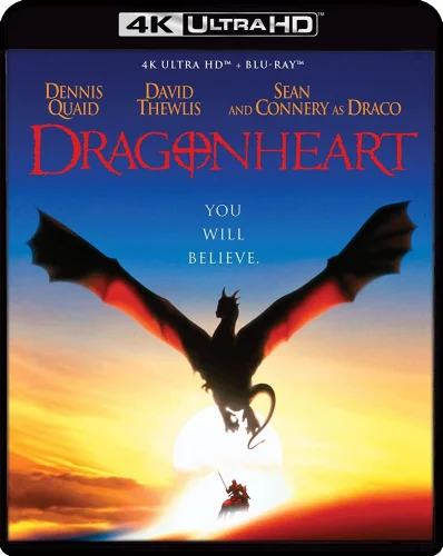 DragonHeart 4K 1996 poster