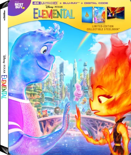 Elemental 4K 2023 poster