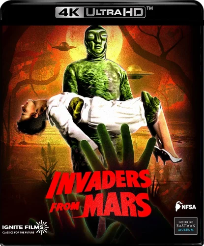 Invaders from Mars 4K 1953 poster