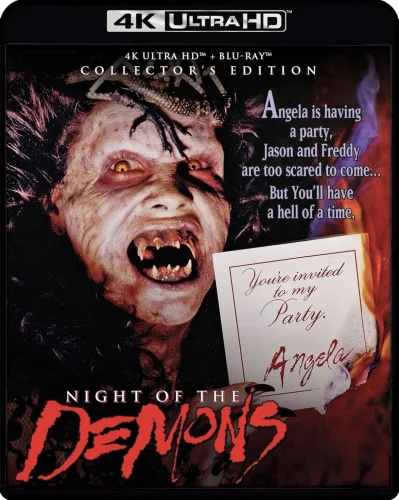 Night of the Demons 4K 1988 poster