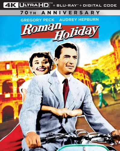 Roman Holiday 4K 1953 poster