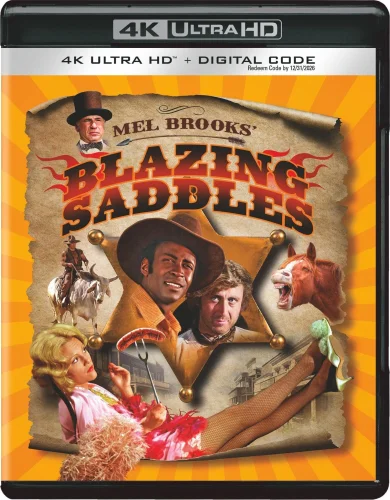 Blazing Saddles 4K 1974 poster