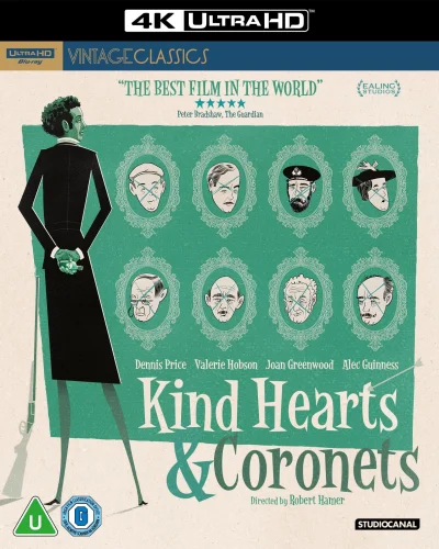 Kind Hearts and Coronets 4K 1949 poster