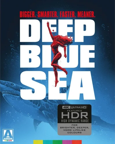 Deep Blue Sea 4K 1999 poster