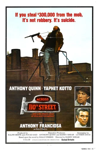 Across 110th Street 4K 1972 poster