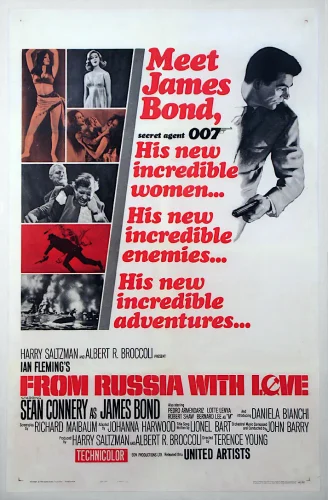 From Russia with Love 4K 1963 poster