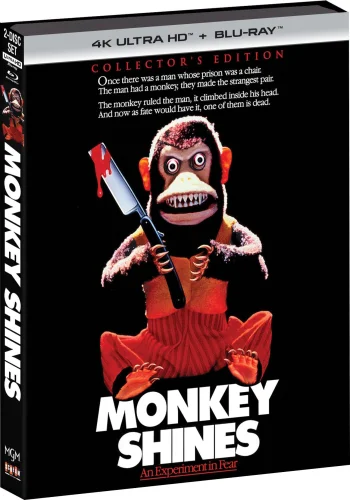 Monkey Shines 4K 1988 poster