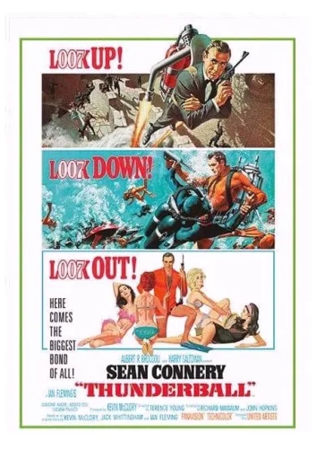 Thunderball 4K 1965 poster