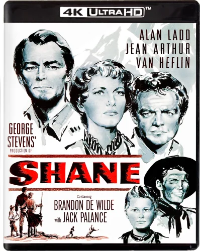 Shane 4K 1953 poster
