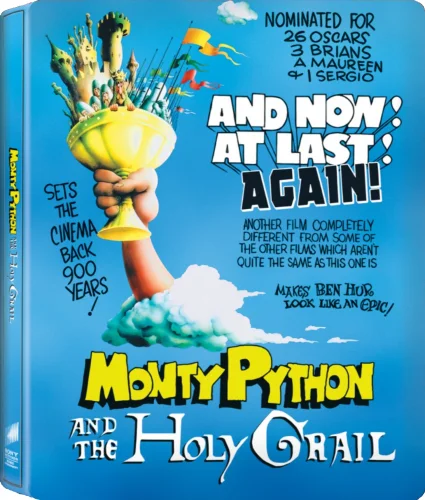 Monty Python and the Holy Grail 4K 1975 poster