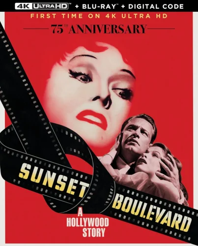 Sunset Boulevard 4K 1950 poster