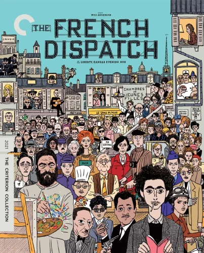 The French Dispatch 4K 2021 poster