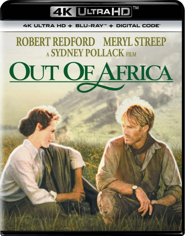 Out of Africa 4K 1985 poster