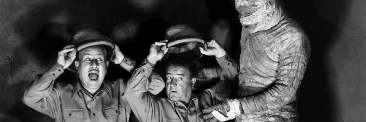 Abbott and Costello Meet the Mummy 4K 1955 big poster