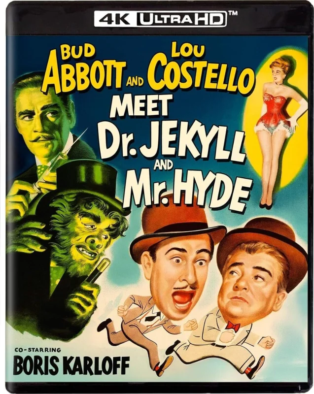 Abbott and Costello Meet Dr. Jekyll and Mr. Hyde 4K 1953 poster