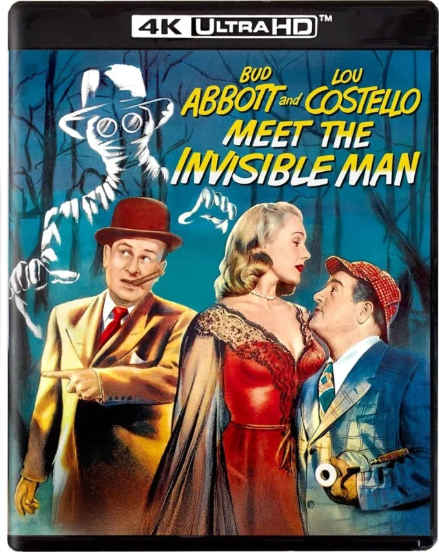 Bud Abbott and Lou Costello Meet the Invisible Man 4K 1951 poster