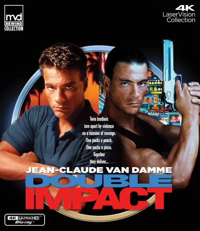 Double Impact 4K 1991 poster