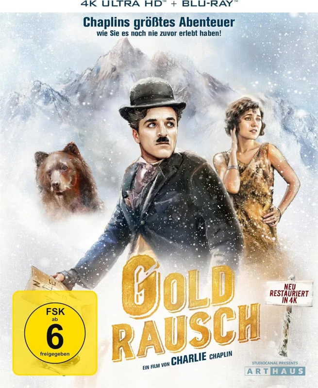 The Gold Rush 4K 1925 poster