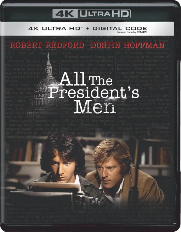 All the President's Men 4K 1976 poster