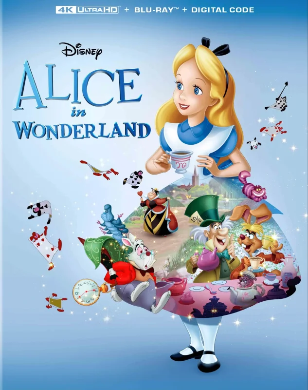 Alice in Wonderland 4K 1951 poster