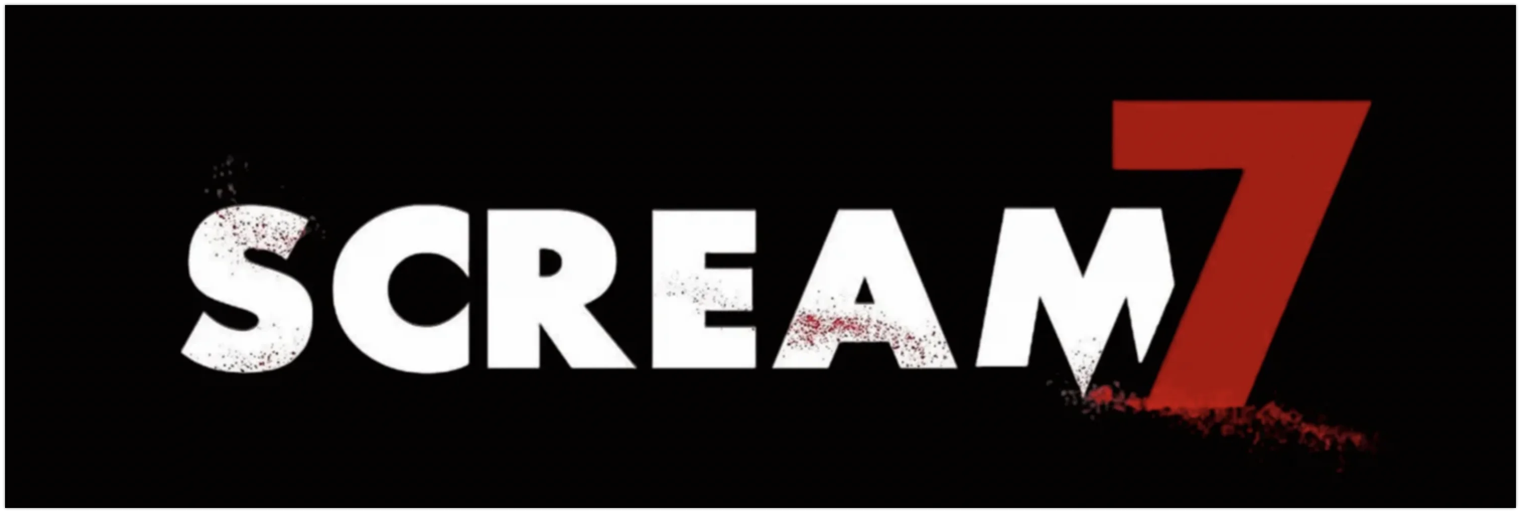 Scream 7 4K 2026 big poster