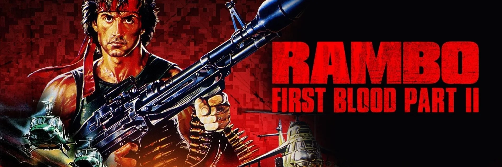 Rambo: First Blood Part II 4K 1985 big poster
