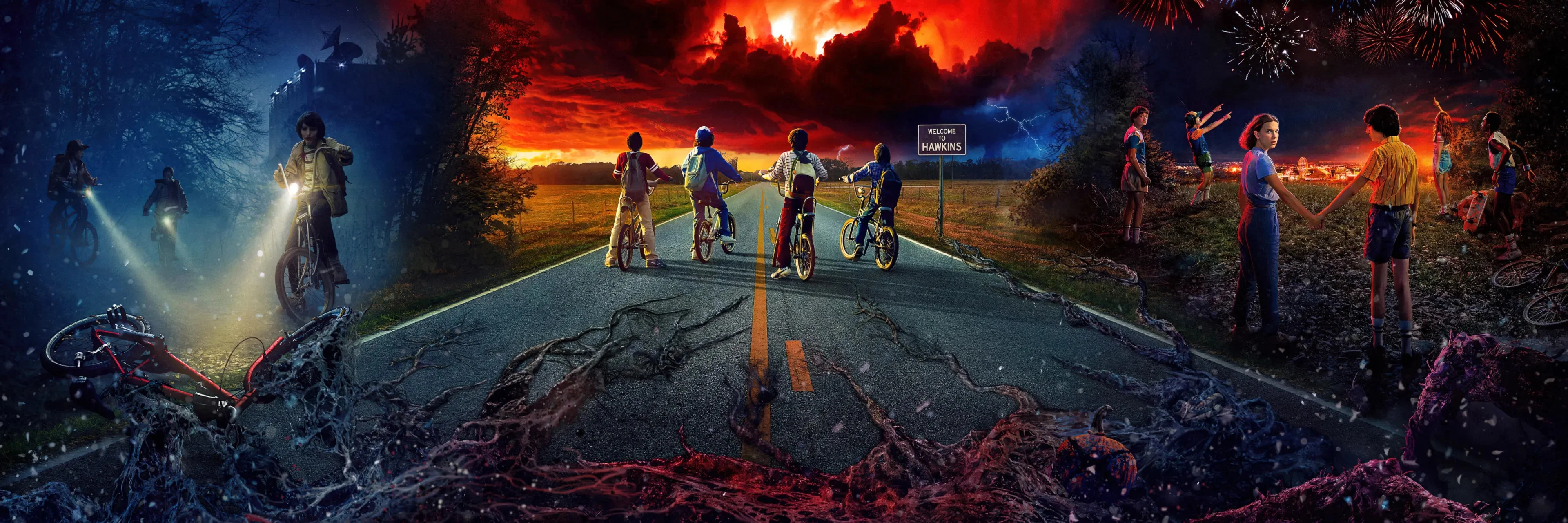 Stranger Things Season One 4k 2016 big poster
