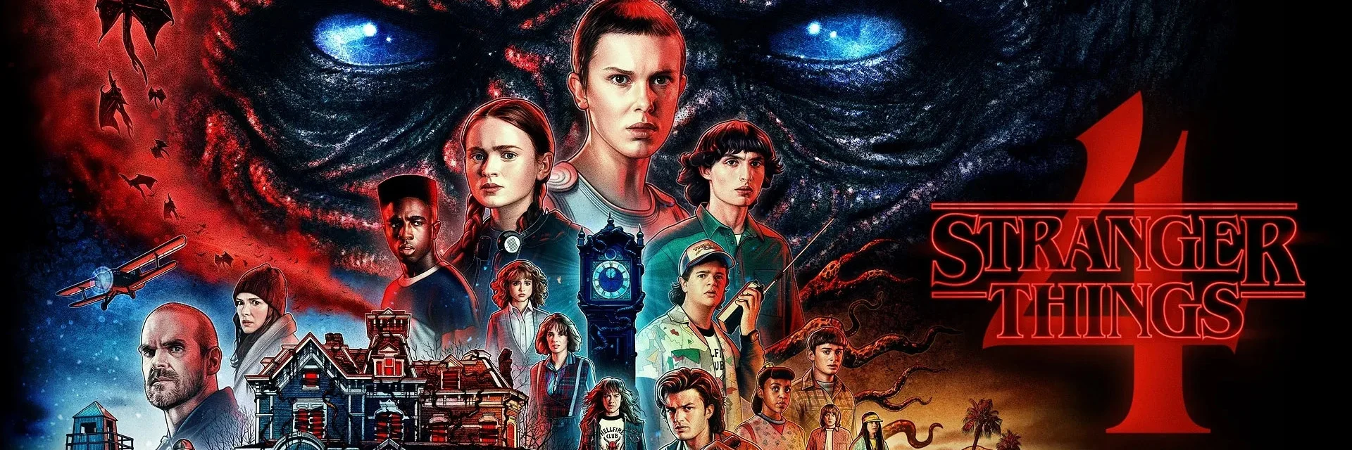 Stranger Things 4K S04 2022 big poster