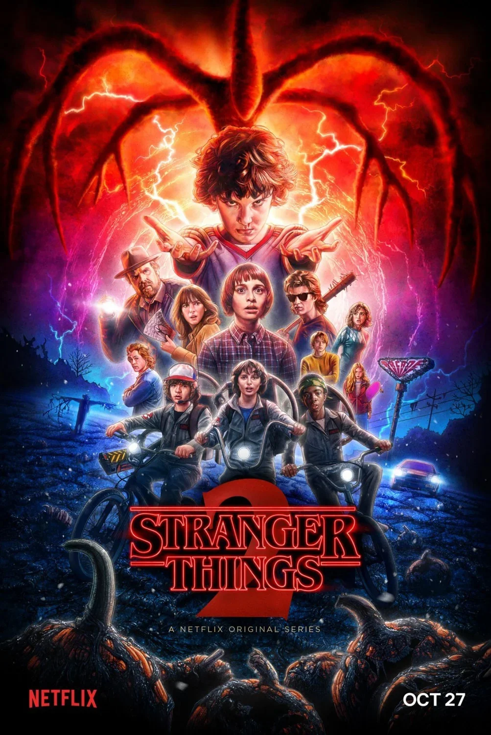 Stranger Things: Season 2 4K 2017 poster