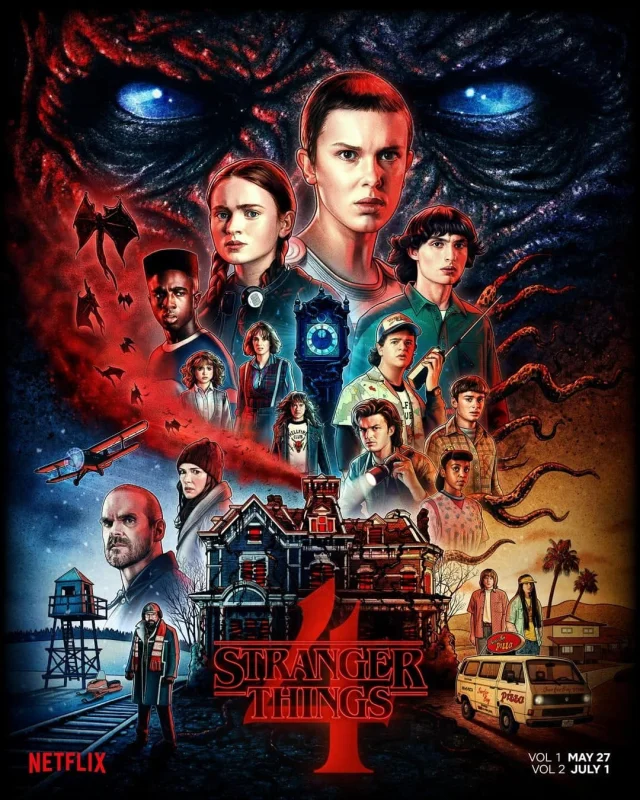 Stranger Things 4K S04 2022 poster