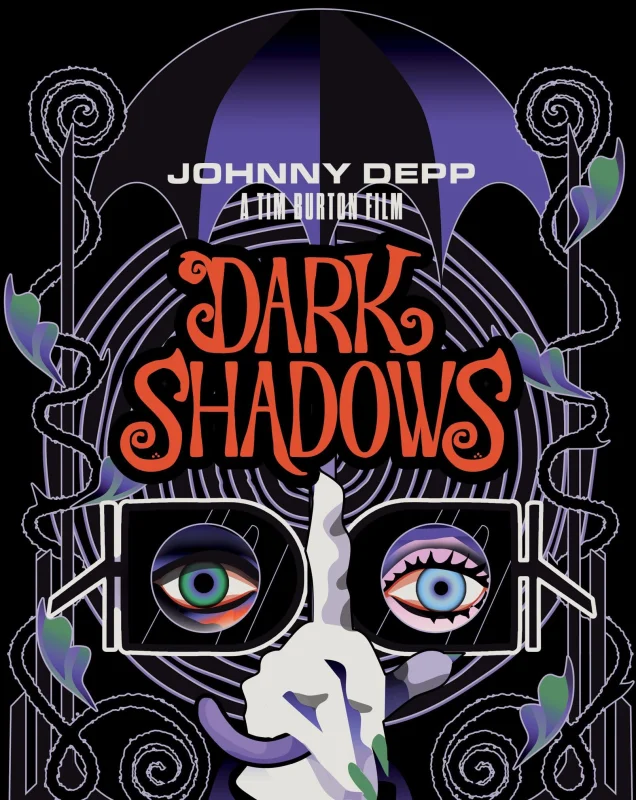 Dark Shadows 4K 2012 poster