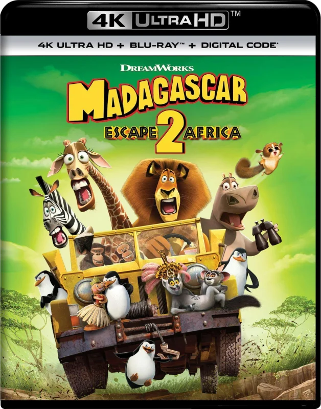 Madagascar: Escape 2 Africa 4K 2008 poster