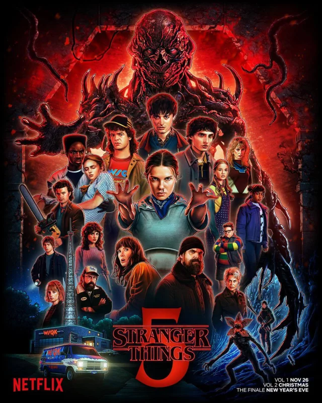 Stranger Things 4K S05 2025 poster