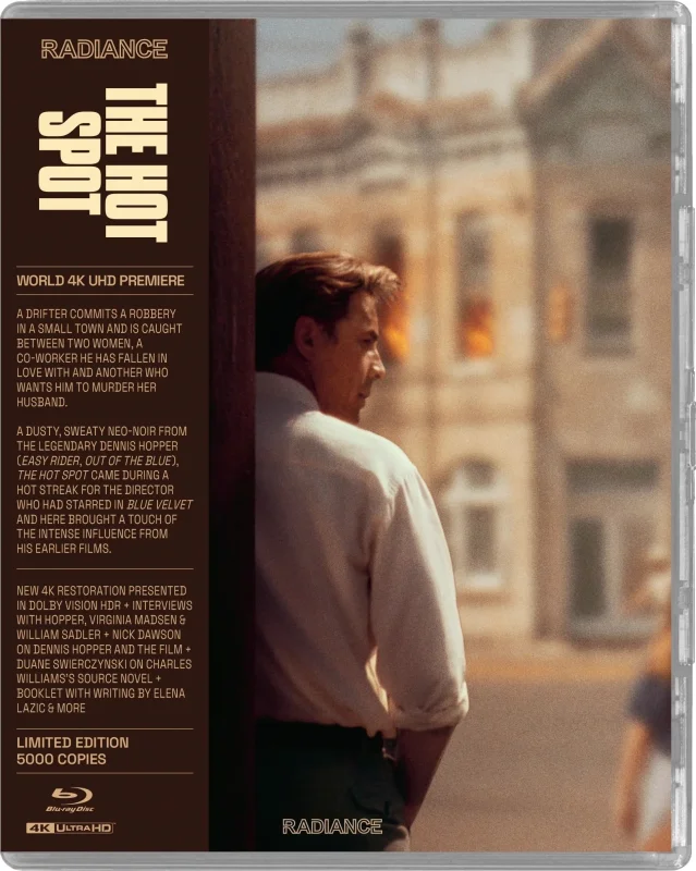 The Hot Spot 4K 1990 poster