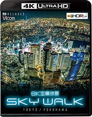 8K Aerial Night View Sky Walk Tokyo Yokohama 4K 2021 poster