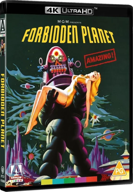 Forbidden Planet 4K 1956 poster