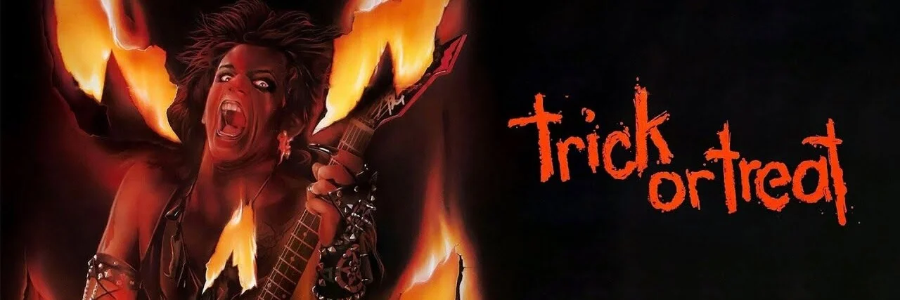 Trick or Treat 4K 1986 big poster